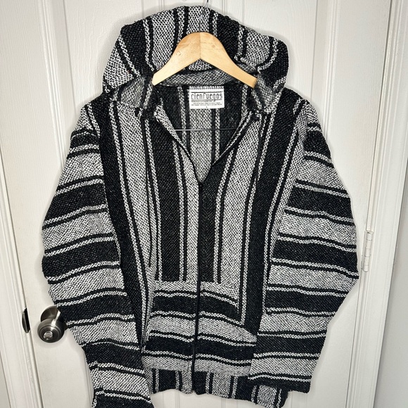 NWT Old School Baja Zippered Hooded Jacket - Picture 1 of 4